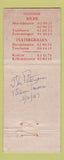 Matchbook Cover - Riches Bar Teater Grillen