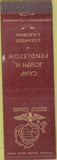 Matchbook Cover - Camp Pendelton Oceanside CA Marines
