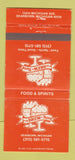 Matchbook Cover - PT's Brew for Two Dearborn MI WEAR 30 Strike