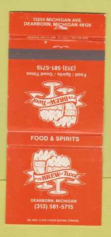 Matchbook Cover - PT's Brew for Two Dearborn MI WEAR 30 Strike