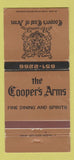 Matchbook Cover - Cooper's Coat of Arms Rochester MI WEAR 30 Strike