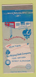 Matchbook Cover - Ace Wiping Cloth Detroit MI WORN 30 Strike