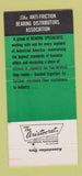 Matchbook Cover - Detroit Ball Bearing Company Lansing MI 30 Strike