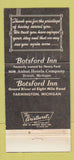 Matchbook Cover - Botsford Inn Farmington MI 30 Strike