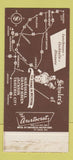 Matchbook Cover - Schuler's Restaurant Marshall Grand Haven Jackson MI 30 Strike