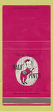 Matchbook Cover - Half Pint's Detroit MI 30 Strike