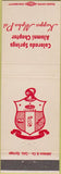 Matchbook Cover - Kappa Alpha Psi Colorado Springs CO alumni