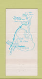 Matchbook Cover - Sindbads Detroit MI St Clair Inn MI WEAR 30 Strike