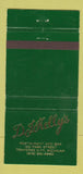 Matchbook Cover - DJ Kelly's Restaurant Traverse City MI WEAR 30 Strike