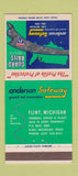 Matchbook Cover - Anderson Safeway Guard Rails Flint MI WEAR 30 Strike
