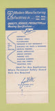 Matchbook Cover - Anderson Safeway Guard Rails Flint MI WEAR 30 Strike