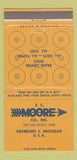 Matchbook Cover - Moose Brass Center Discs Dearborn MI 30 Strike