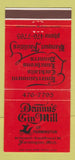Matchbook Cover - Danny's Gin Mill Farmington MI 30 Strike
