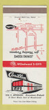 Matchbook Cover - Carillon Detroit MI 30 Strike