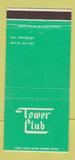 Matchbook Cover - Tower Club Oklahoma City OK 30 Strike