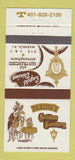 Matchbook Cover - Farina's Golden Lantern Warwick RI 30 Strike