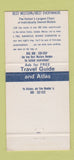 Matchbook Cover - Cavalier Inn San Simeon CA 30 Strike