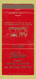 Matchbook Cover - Hotel Muehlebach Kansas City MO Cafe Picardy 30 Strike