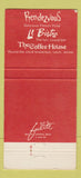 Matchbook Cover - Hotel Muehlebach Kansas City MO Cafe Picardy 30 Strike