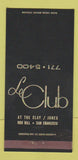 Matchbook Cover - Le Club San Francisco CA 30 Strike
