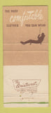 Matchbook Cover - Lewis Roth Men's Clothes Stockton CA WEAR 30 Strike