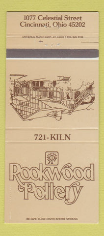 Matchbook Cover - Rookwood Pottery Cincinnati OH 30 Strike
