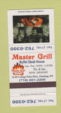 Matchbook Cover - Master Grill Buffet Steak House Flushing NY 30 Strike