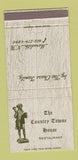 Matchbook Cover - The Country Towne House Restaurant Meredith NH 30 Strike