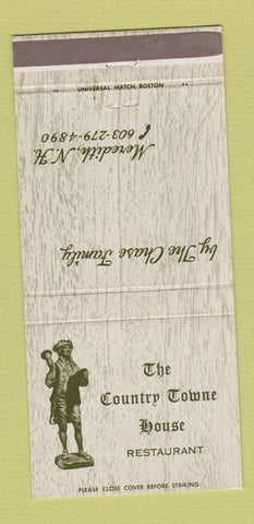 Matchbook Cover - The Country Towne House Restaurant Meredith NH 30 Strike