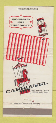 Matchbook Cover - Carrousel Inn Cincinnati OH 30 Strike