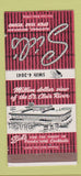 Matchbook Cover - Sid's Algonac MI Restaurant 30 Strike