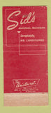 Matchbook Cover - Sid's Algonac MI Restaurant 30 Strike