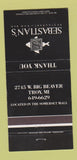 Matchbook Cover - Sebastian's Restaurant Troy MI 30 Strike