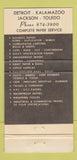 Matchbook Cover - Mid West Paper Products Detroit MI 30 Strike