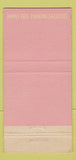 Matchbook Cover - Town House Flint MI WEAR 30 Strike