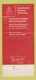Matchbook Cover - The Great Dane Farmington MI WEAR 30 Strike