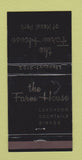 Matchbook Cover - The Farm House Hazel Park MI 30 Strike