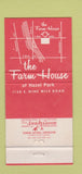 Matchbook Cover - The Farm House Hazel Park MI 30 Strike