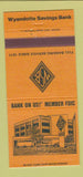 Matchbook Cover - Wyandotte Savings Bank MI 30 Strike