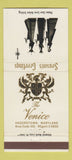 Matchbook Cover - The Venice Hagerstown MD Christmas 30 Strike