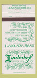 Matchbook Cover - Linderhof Motor Inn Leavenworth WA 30 Strike