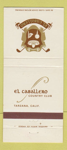 Matchbook Cover - El Caballero Country Club Tarzana CA 30 Strike