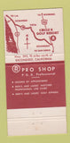 Matchbook Cover - Circle R Golf Resort Escondido CA WEAR 30 Strike
