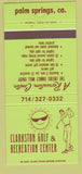 Matchbook Cover - Clarkston Golf Recreation Center Palm Springs CA 30 Strike