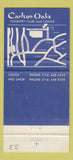 Matchbook Cover - Carlton Oaks Country Club Lodge Santee CA 30 Strike
