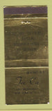 Matchbook Cover - Tee Ca New York City WEAR 30 Strike