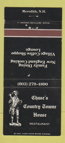 Matchbook Cover - Chase's Country Towne House Meredith NH WEAR 30 Strike