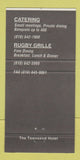 Matchbook Cover - The Townsend Hotel Birmingham MI 30 Strike
