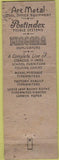 Matchbook Cover - Johnstown Office Supply PA WEAR