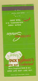 Matchbook Cover - Dick Burhoe's Restaurant Holderness NH 30 Strike